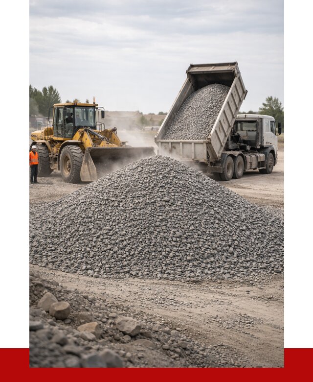 Купить щебень с доставкой в Конаково от 2534 руб. | ПРОНЕРУДКнк