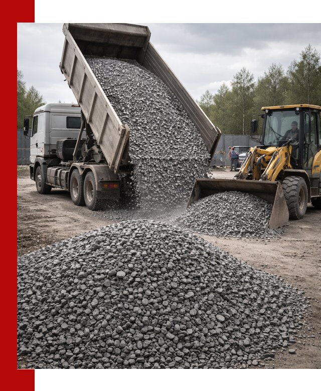 Доставка и продажа щебня гранитного в Конаково