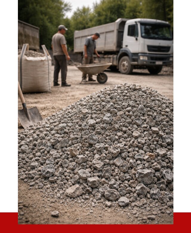 Гранитный щебень фракция 20-40 в Конаково от 3244 руб. ПРОНЕРУДКнк