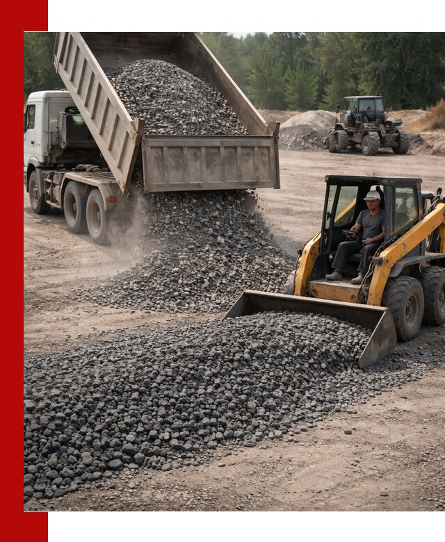 Гранитный щебень фракция 40-70 с доставкой в Конаково