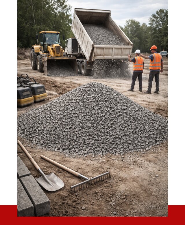Гравийный щебень купить в Конаково от 2230 р. ПРОНЕРУДКнк