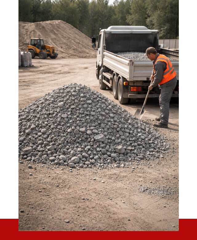 Гравийный щебень фракция 5-10 в Конаково от 2230 р. | ПРОНЕРУДКнк