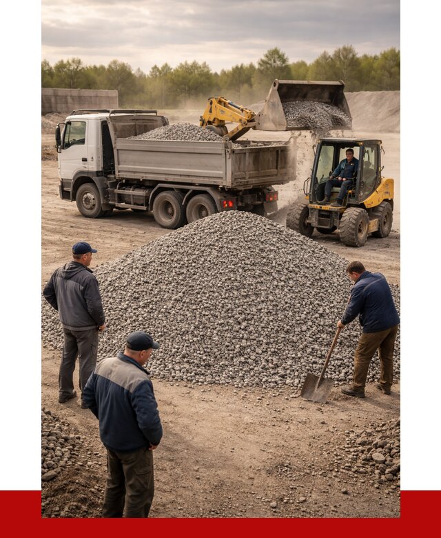 Гравийный щебень фракция 5-20 в Конаково от 2433 р. ПРОНЕРУДКнк