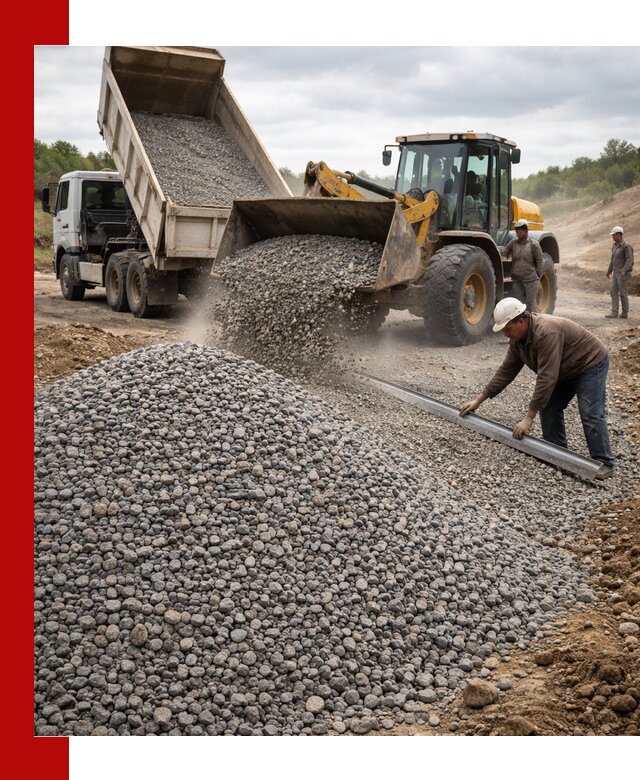 Гравийный щебень фракция 5-20 с доставкой в Конаково