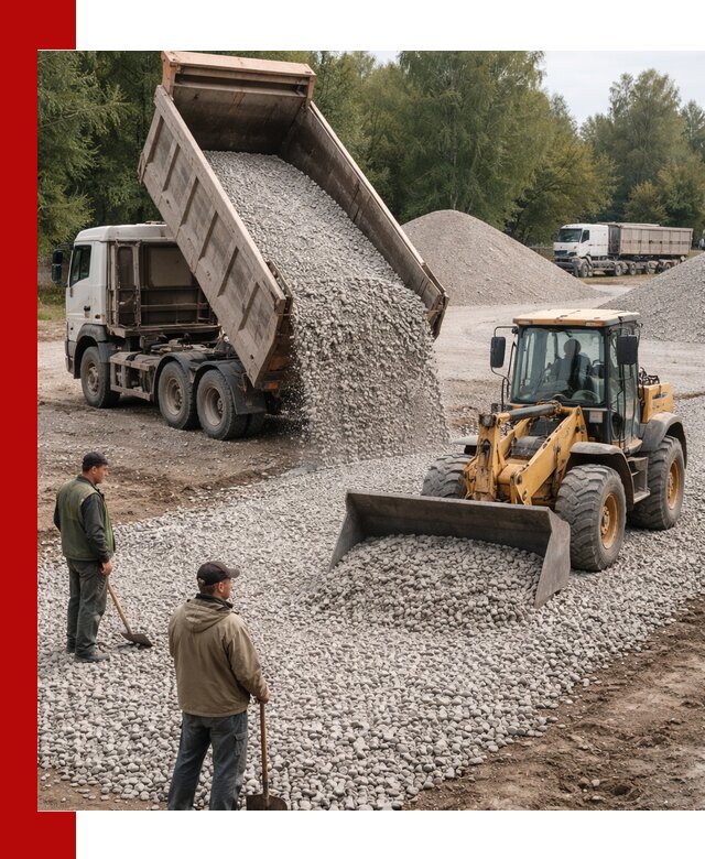 Купить гравийный щебень фракция 20-40 в Конаково с доставкой