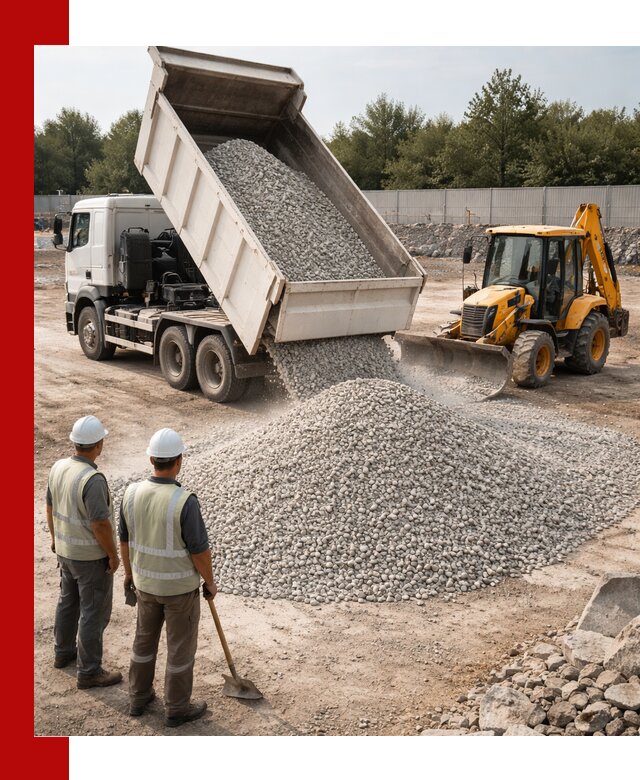 Купить известняковый щебень фракции 5–10 мм с доставкой в Конаково