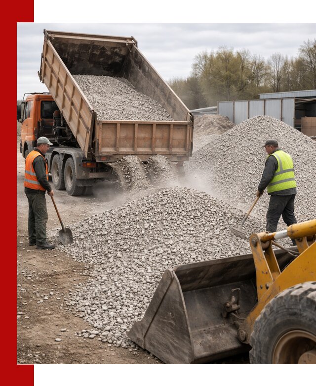 Доломитовый щебень фракции 5-20 с доставкой в Конаково