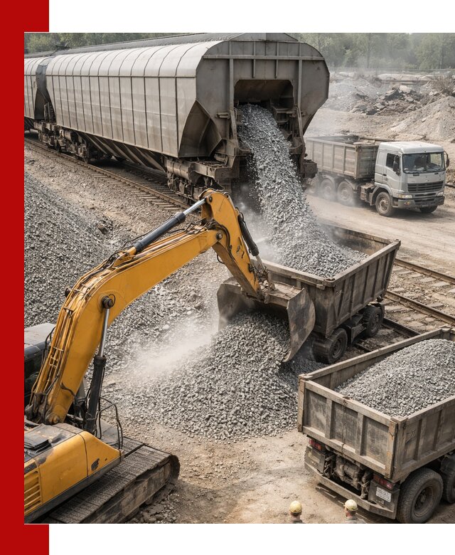 Доставка железнодорожного щебня в Конаково крупными партиями быстрого отгруза