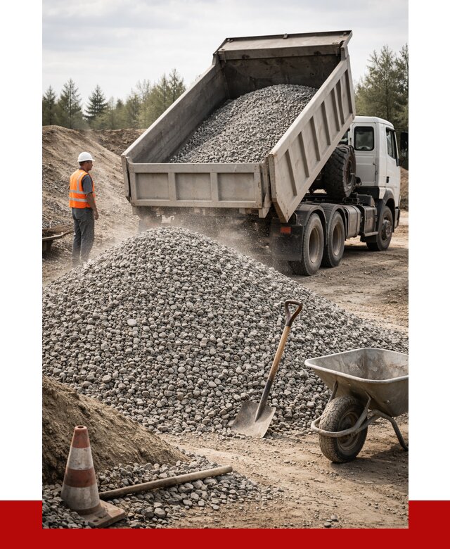 Купить вторичный щебень в Конаково от 1521 р. - ПРОНЕРУДКнк