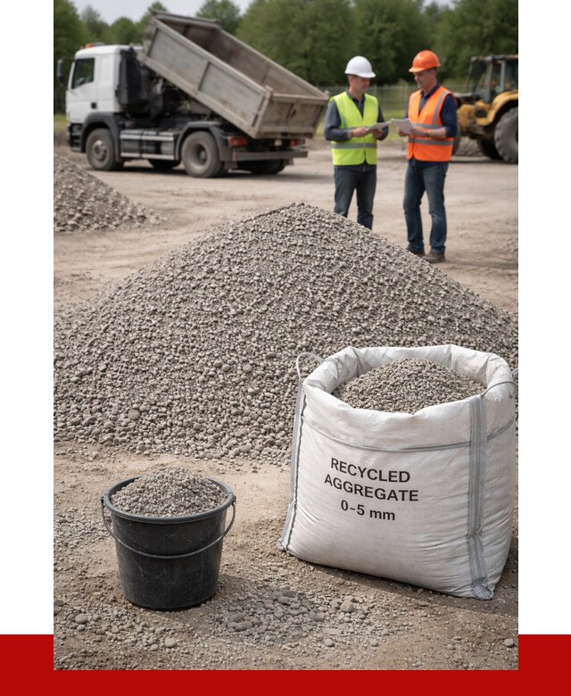 Вторичный щебень фракция 0-5 в Конаково от 1622 р. ПРОНЕРУДКнк