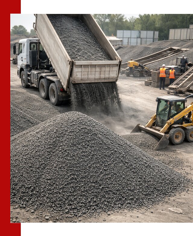 Вторичный щебень фракция 0–5 с доставкой в Конаково