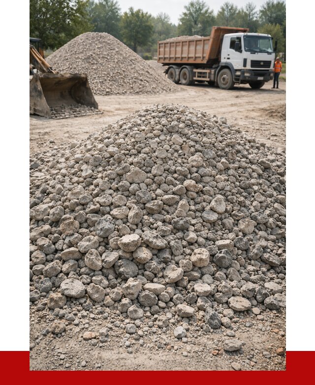 Вторичный щебень фракция 20-40 в Конаково от 2230 р ПРОНЕРУДКнк