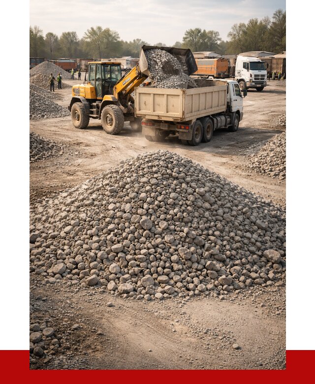 Вторичный щебень фракция 40-70 в Конаково от 1764 р, ПРОНЕРУДКнк