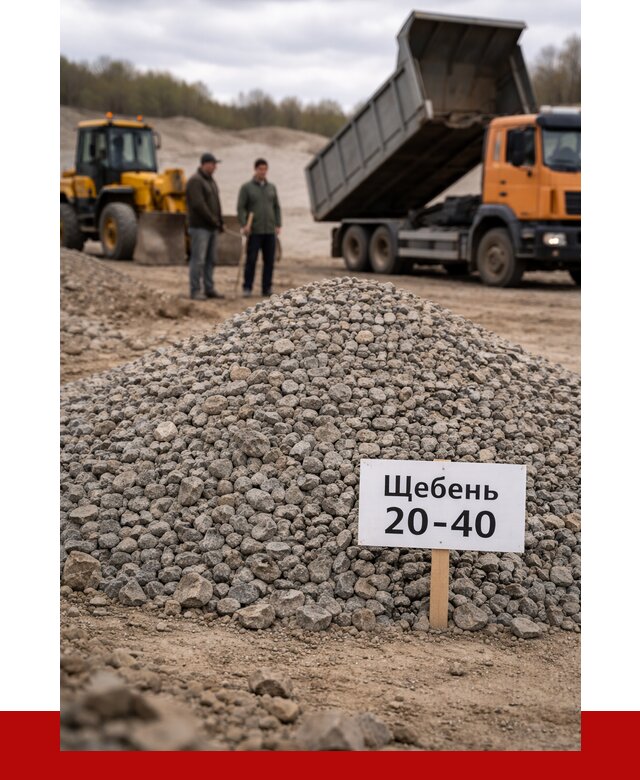 Бетонный щебень фракция 20-40 в Конаково от 2484 р. | ПРОНЕРУДКнк