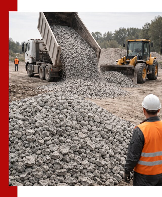 Доставка бетонного щебня фракции 20-40 в Конаково