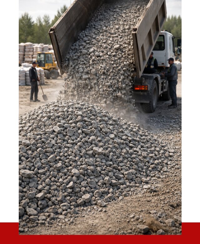 Бетонный щебень фракция 40-70 в Конаково от 1825 р. ПРОНЕРУДКнк