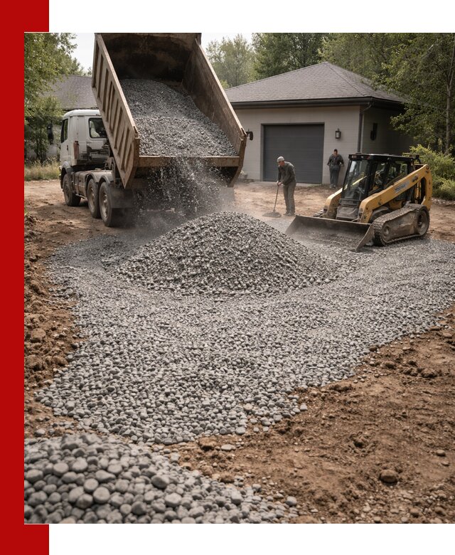 Щебень для парковки в Конаково: доставка и укладка качественного материала