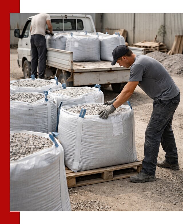 Доставка щебня в мешках по выгодным ценам в Конаково