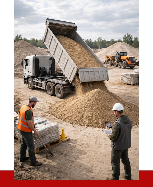 Карьерный песок с доставкой в Конаково от 3649 р. ПРОНЕРУДКнк