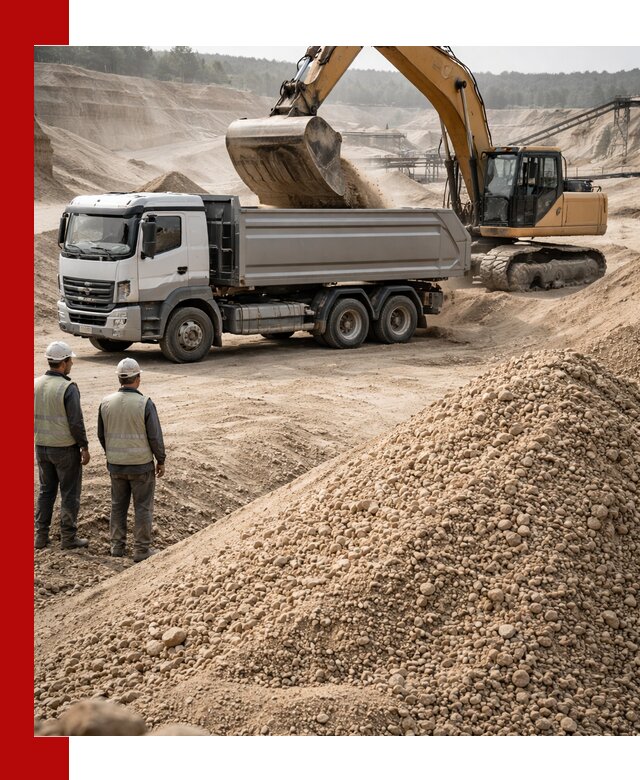 Карьерный крупнозернистый песок с доставкой в Конаково