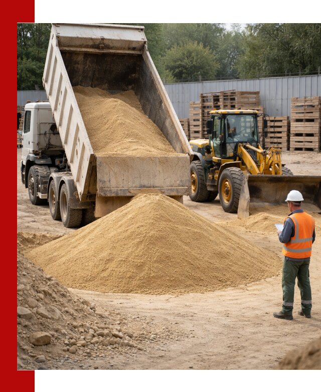Доставка карьерного мелкозернистого песка в Конаково