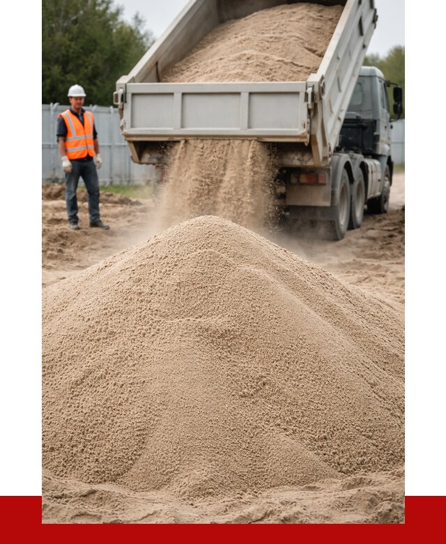 Купить сеяный песок с доставкой в Конаково от 2230 р ПРОНЕРУДКнк