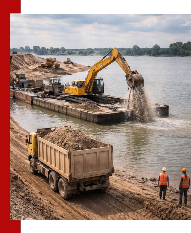 Намывной песок с доставкой в Конаково оптом и в розницу