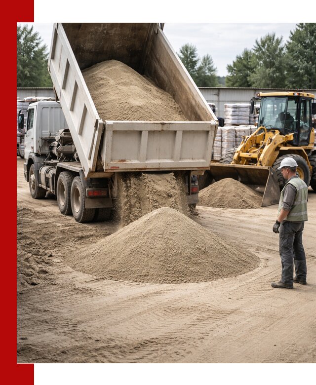 Поставка и доставка песка для бетона в Конаково