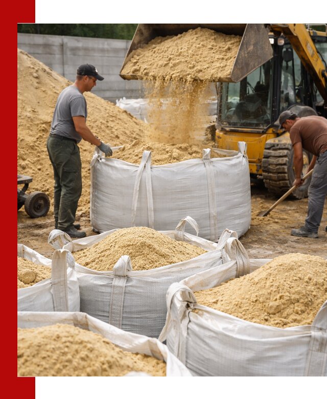 Поставка качественного песка для кладки в Конаково