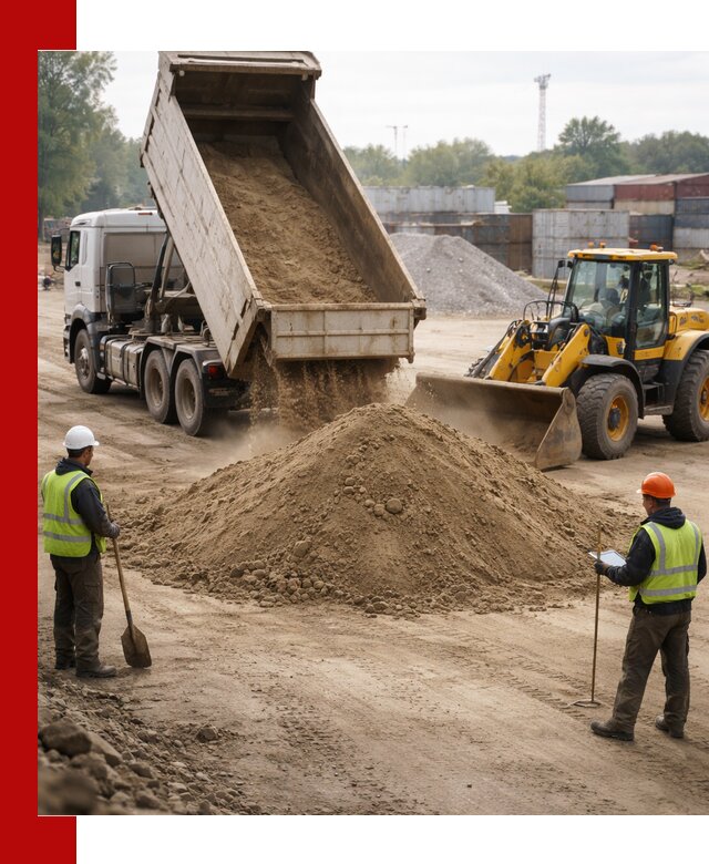 Доставка и продажа пескогрунта оптом и в розницу в Конаково