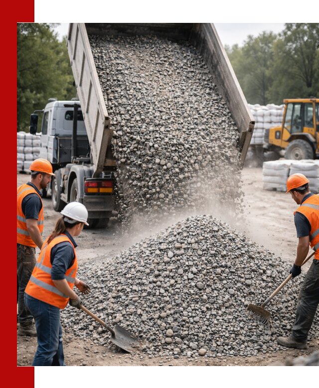 Доставка гравия и камня в Конаково оптом и в розницу
