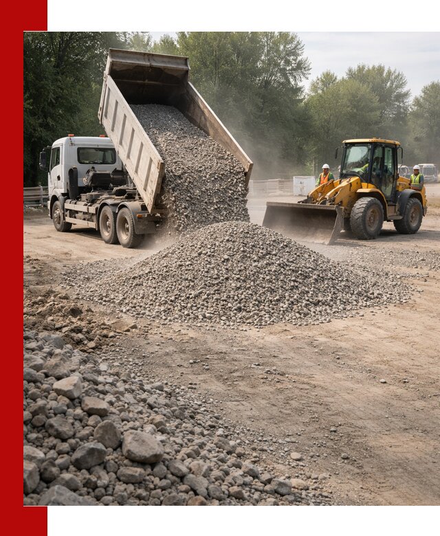 Гравий фракция 5–20 доставка в Конаково оптом и в розницу