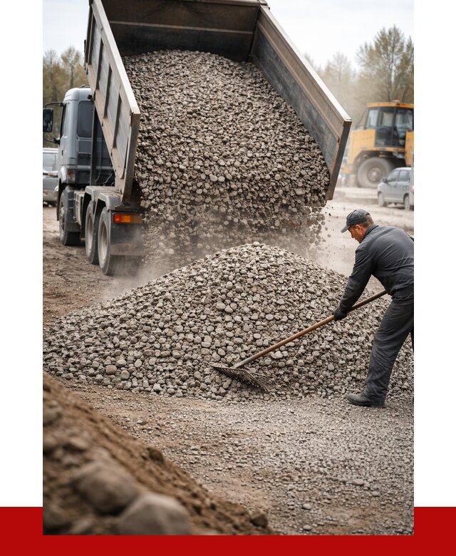 Гравий фракция 20-40 в Конаково от 2534 р. доставка | ПРОНЕРУДКнк