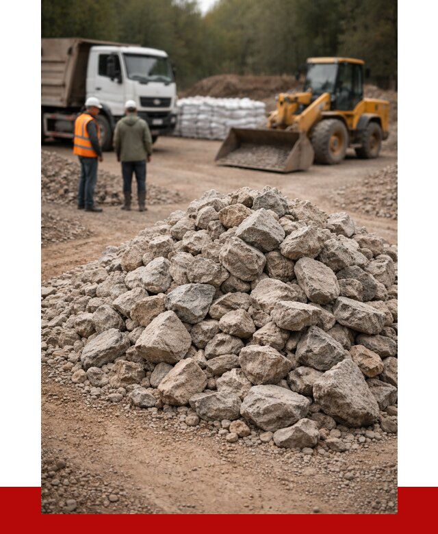 Купить бутовый камень с доставкой в Конаково от 2332 р. | ПРОНЕРУДКнк