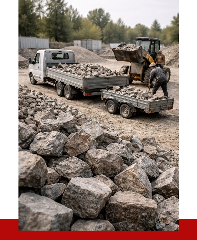 Купить бутовый камень гранитный в Конаково от 2838 р. | ПРОНЕРУДКнк