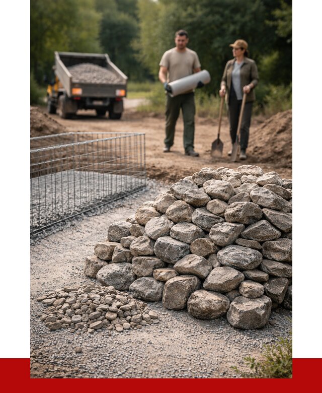 Камень для габионов фракция 100-200 в Конаково от 4866 р. | ПРОНЕРУДКнк