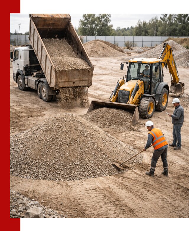 Поставка и доставка ПГС С4 в мешках и самосвалах в Конаково