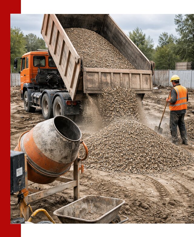 Опгс для бетона с доставкой самосвалом в Конаково от производителя