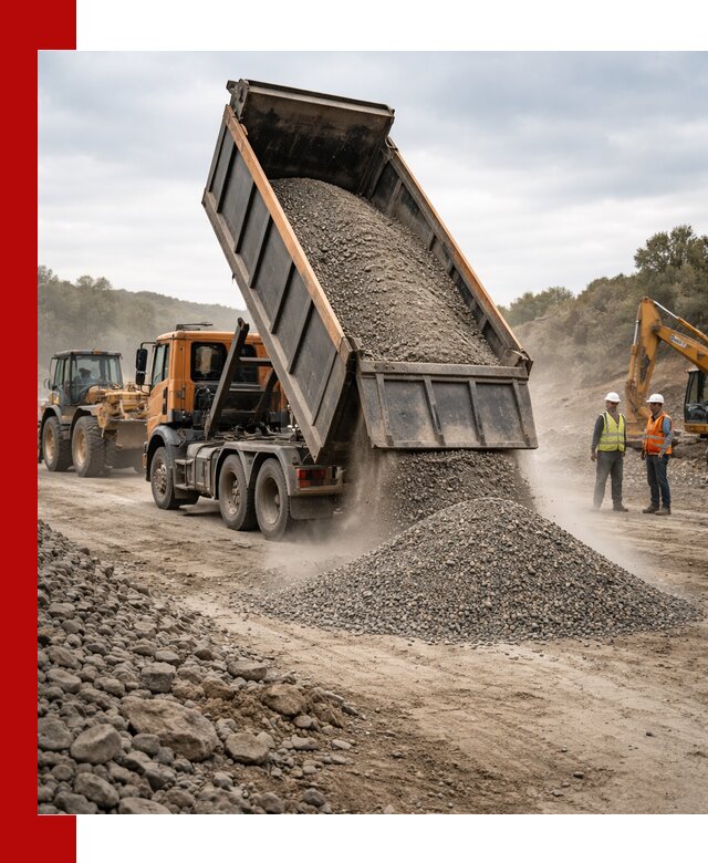 Щебёночно-песчаная смесь ЩПС С1 с доставкой в Конаково