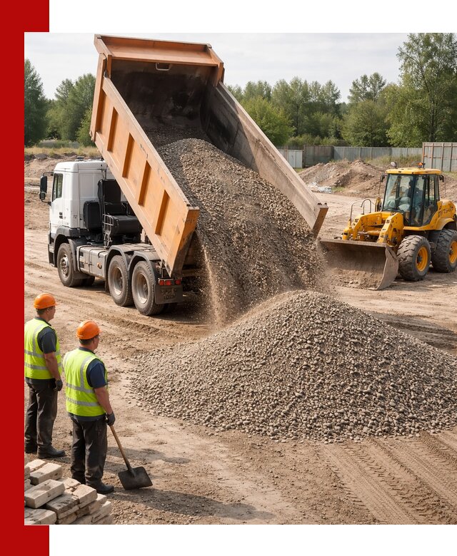 Доставка щебёночно-песчаной смеси ЩПС С7 в Конаково