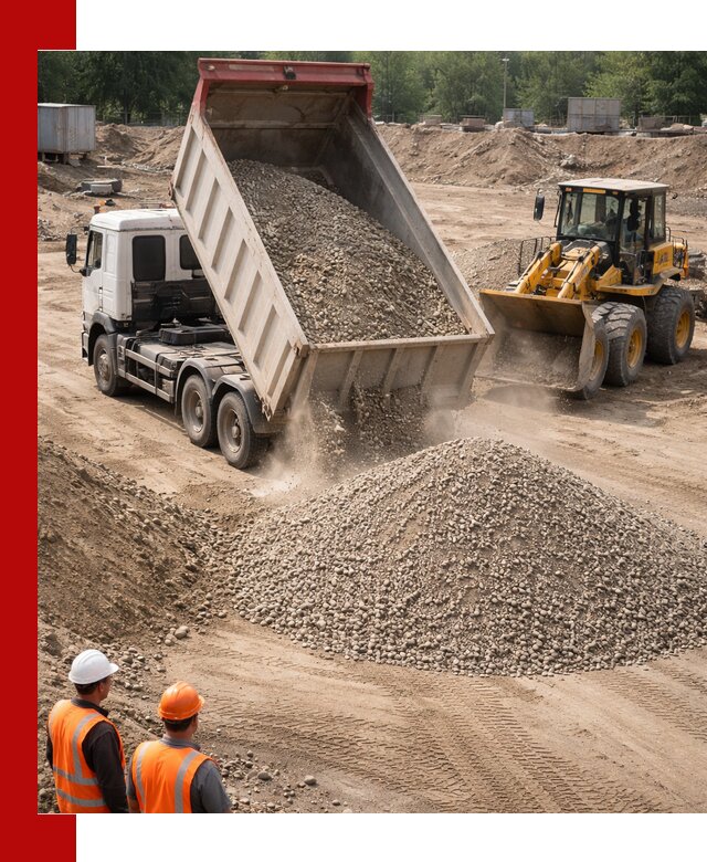 Щебень с песком (ЩГПС С2) с доставкой в Конаково