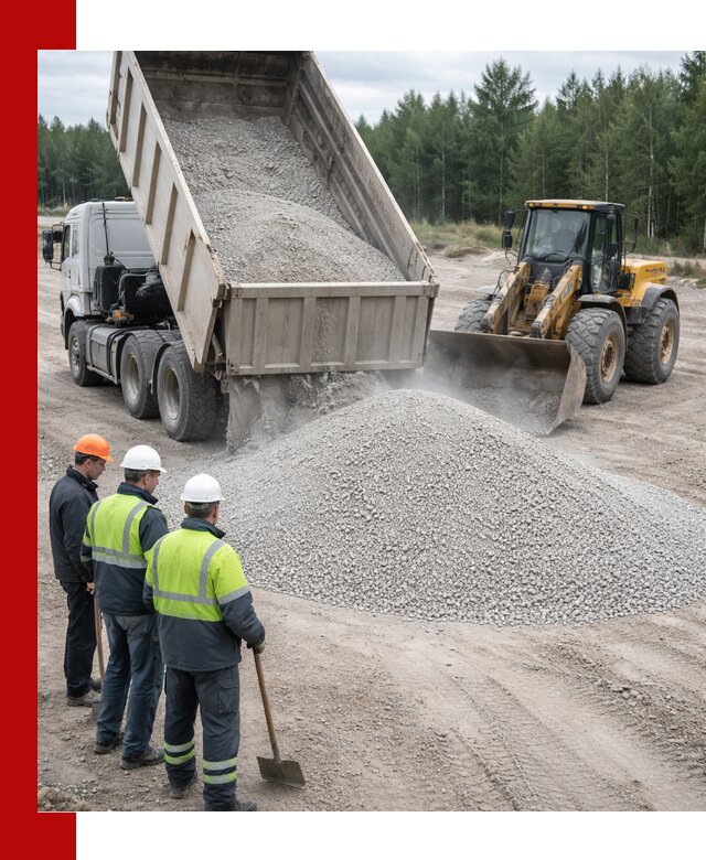 Известняковый отсев 0-5 доставка в Конаково быстро и выгодно