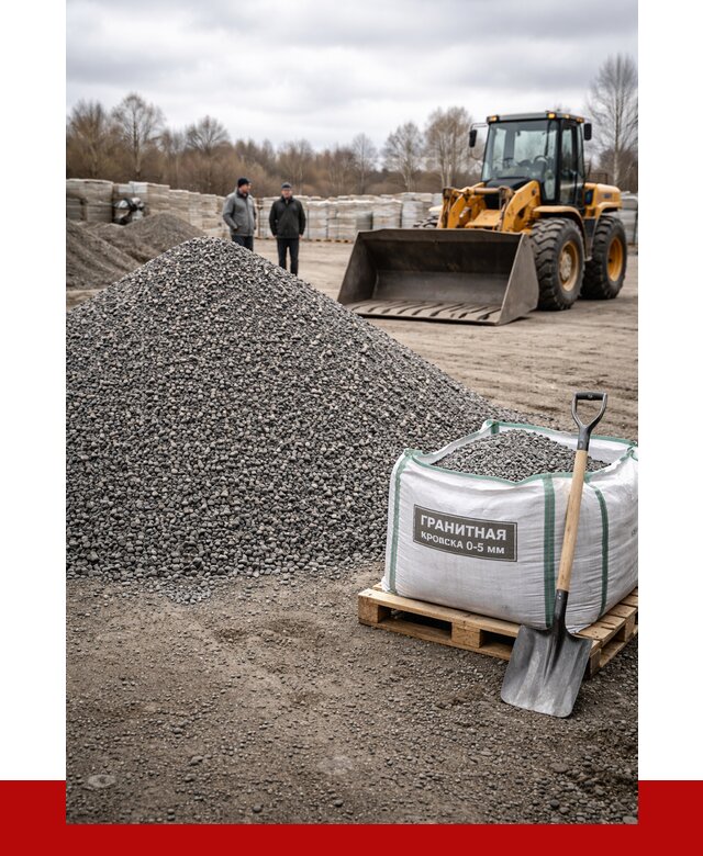 Купить гранитную крошку в Конаково от 4866 р. с доставкой | ПРОНЕРУДКнк