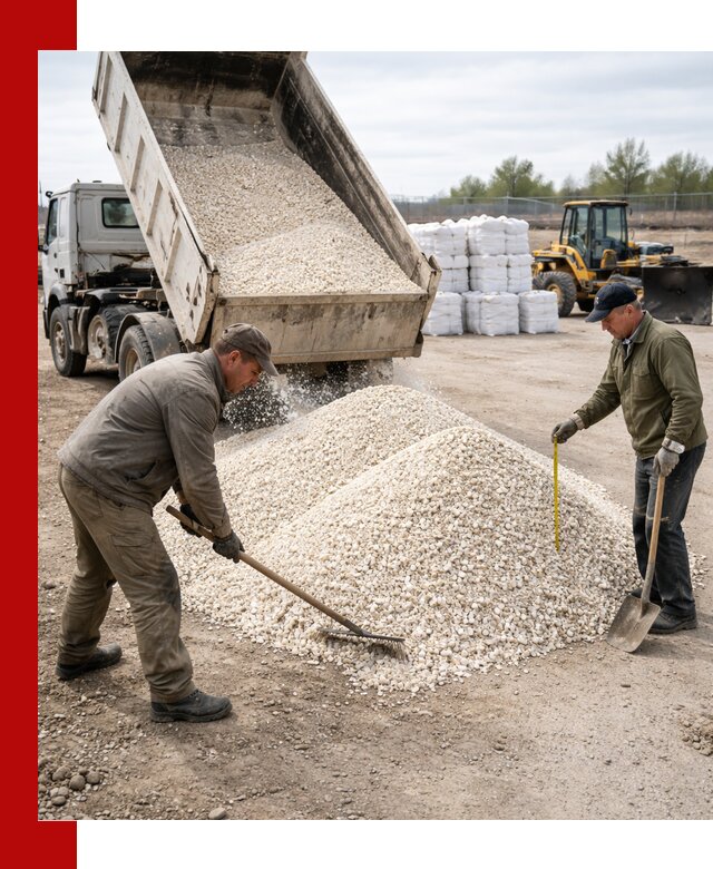 Мраморная крошка с доставкой и разгрузкой в Конаково
