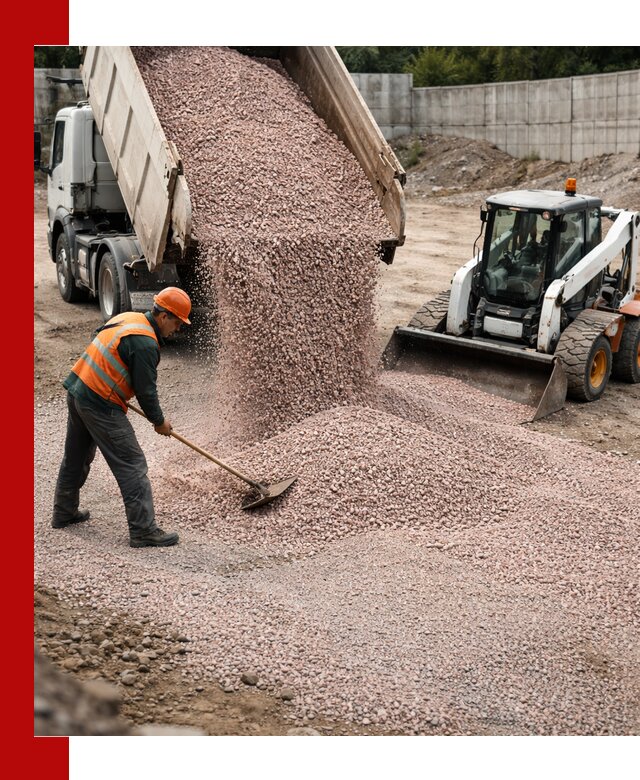 Крошка розовый гранит с доставкой в Конаково от производителя