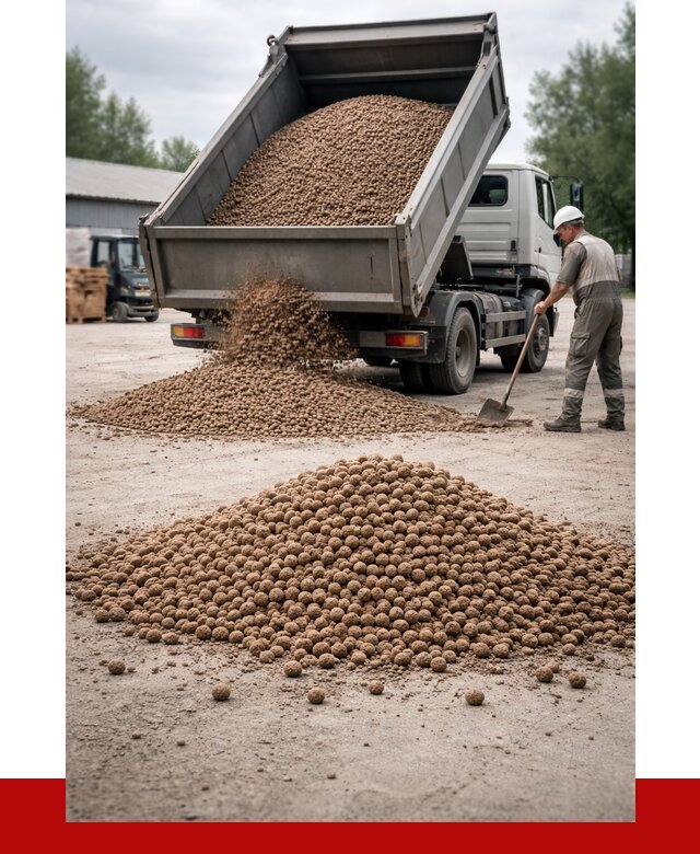 Керамзит с доставкой в Конаково от 4258 р. за м3 | ПРОНЕРУДКнк