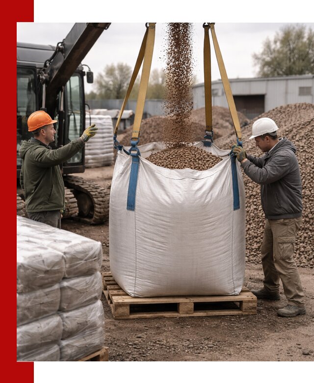 Керамзит в биг-бегах с доставкой в Конаково