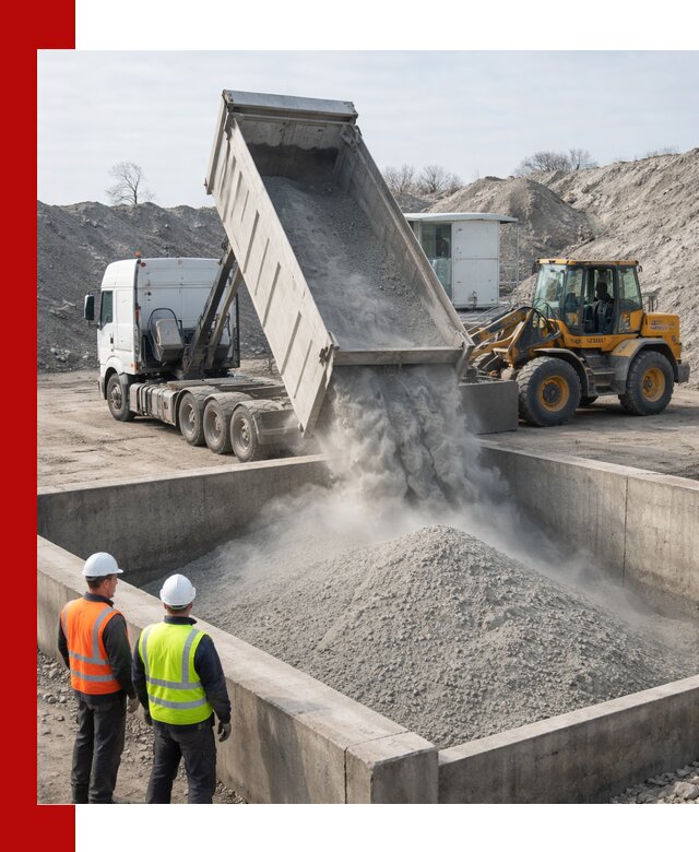 Доставка цемента навалом в Конаково крупными партиями