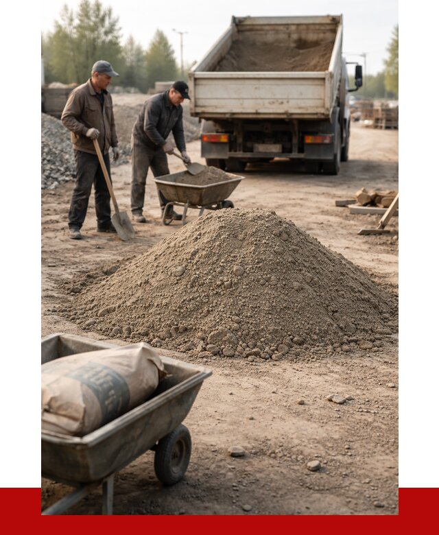 Цементно-песчаная смесь М150 в Конаково от 4764 р. | ПРОНЕРУДКнк