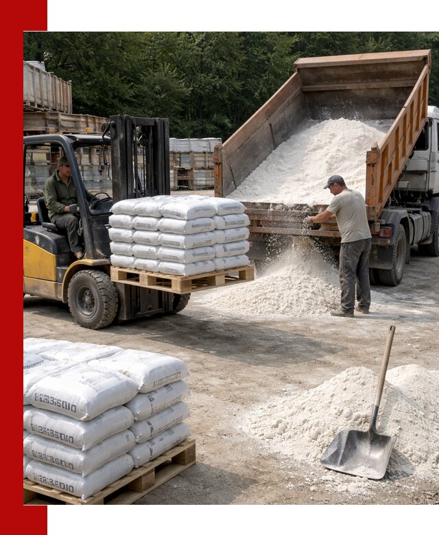 Доставка строительной извести оптом и в розницу в Конаково